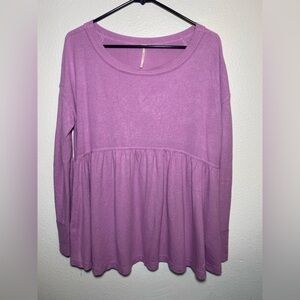 Free People Forever Your Girl Purple Babydoll XS